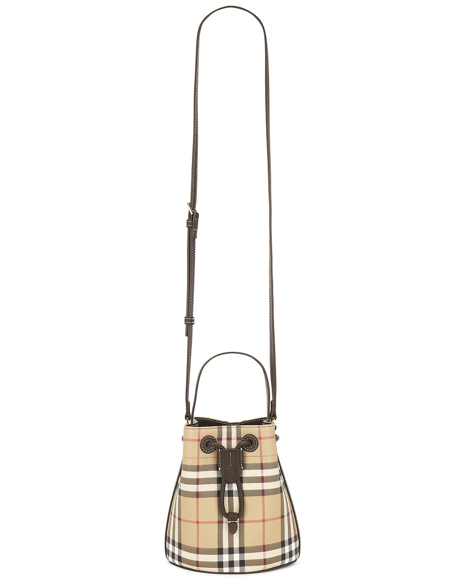 Mini Drawstring Bucket Bag - 1