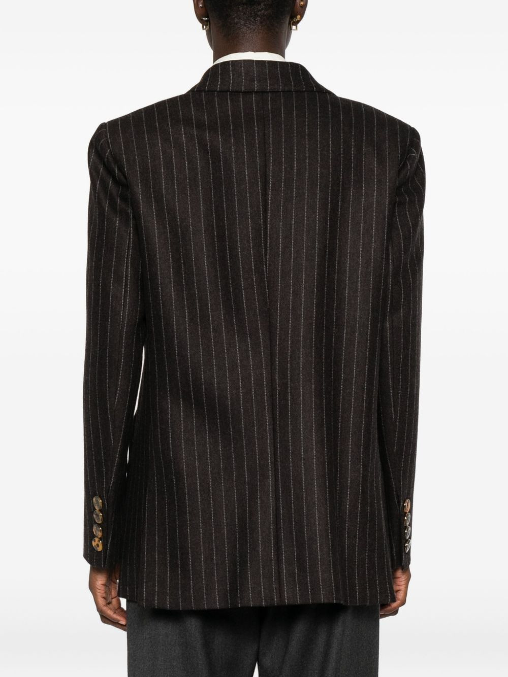 pinstripe blazer - 4