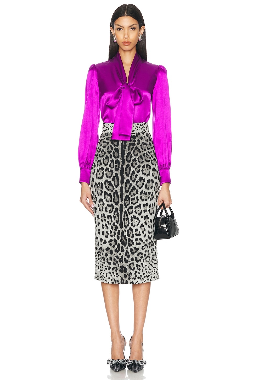 High Waisted Pencil Skirt - 5