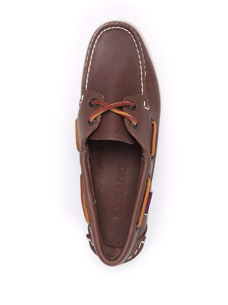 lace-up leather loafers 4