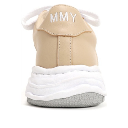 Maison MIHARA YASUHIRO WAYNE OG Sole Leather Low-top Sneaker 'Beige White' A08FW706-BEIGE - 4