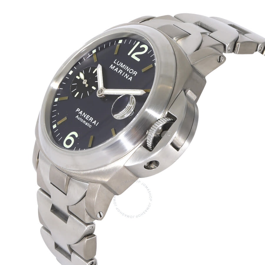Pre-owned Panerai Luminor Automatic Grey Dial Men's Watch PAM00091 - 2