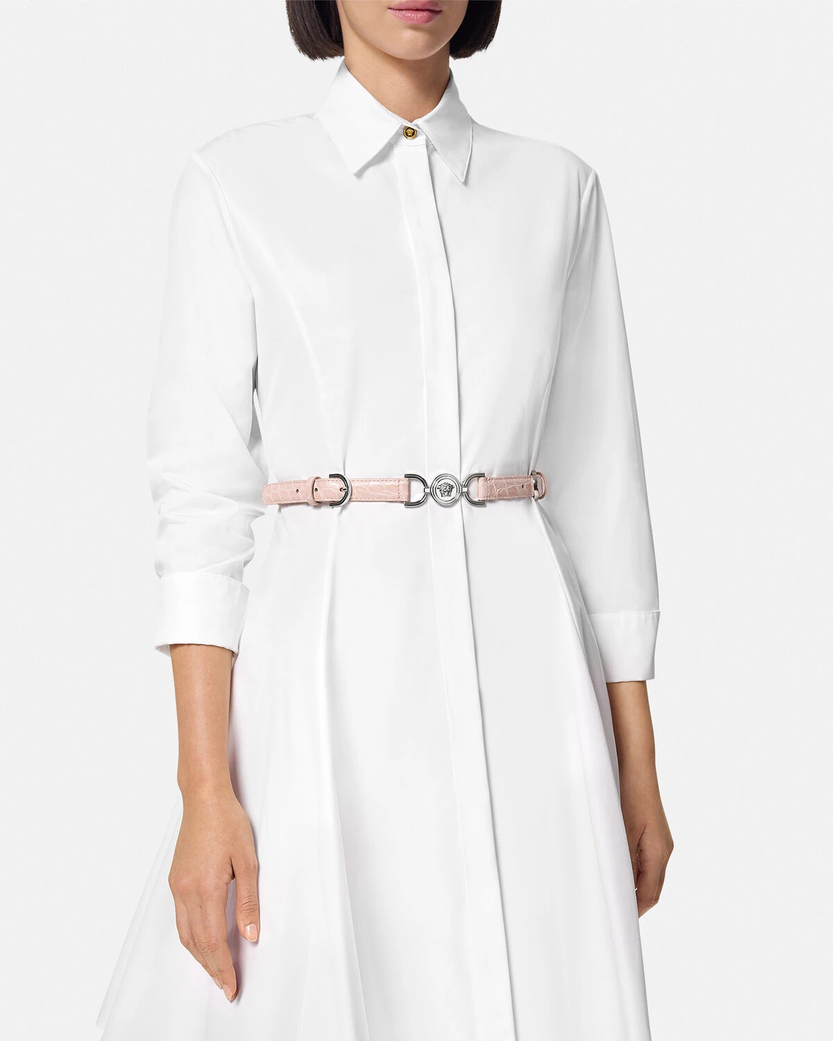 Medusa '95 Croc-Effect Belt 2 cm - 3
