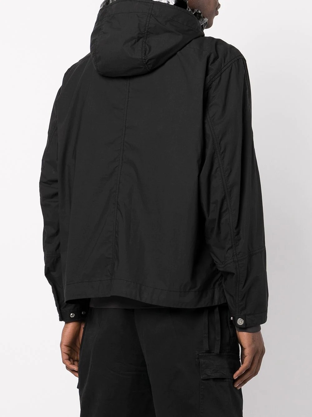 hooded lightweight cotton jacket - 4