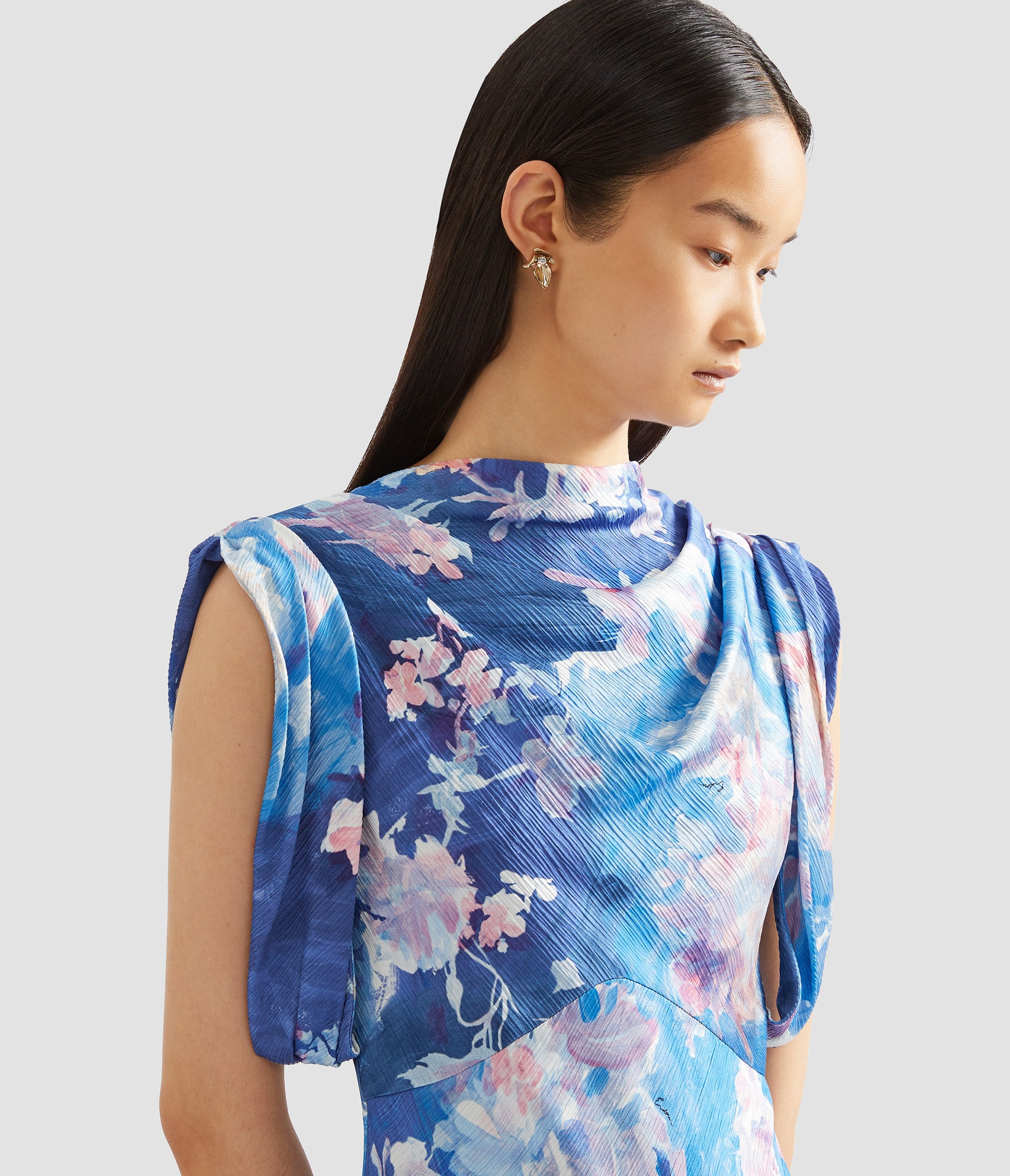 SLEEVELESS MIDI DRESS - 5