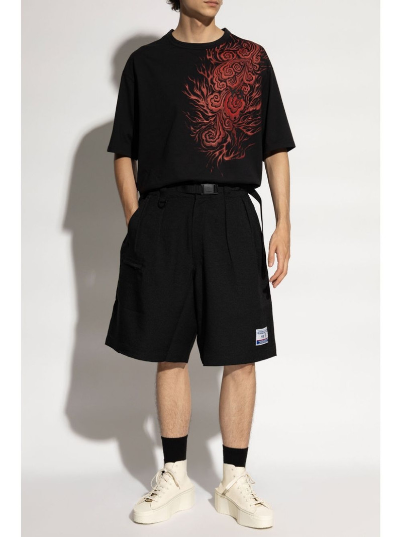 Y-3 logo shorts outlook