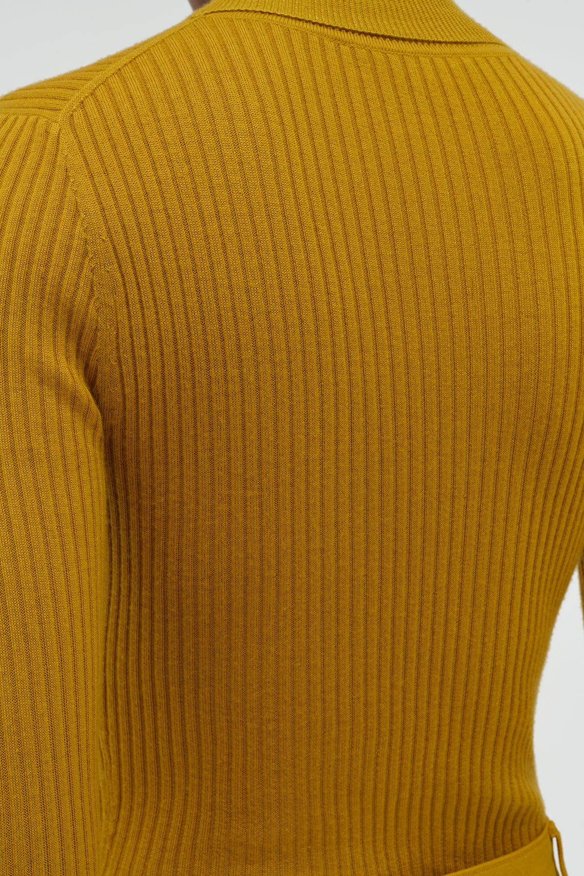 Peppe Knit Turtleneck in Golden Birch Cashmere Silk - 5