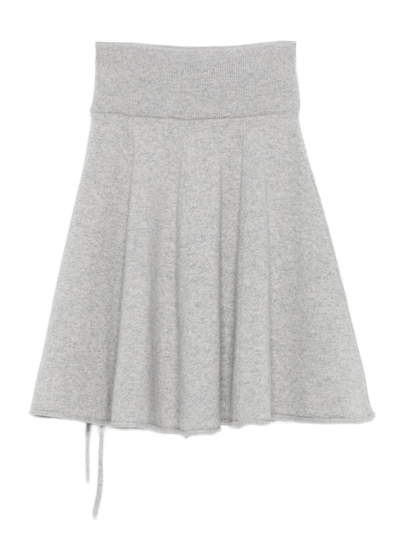 extreme cashmere logo-detail mini skirt outlook