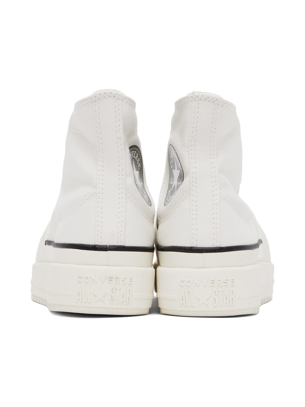 White All Star Construct Sneakers - 2