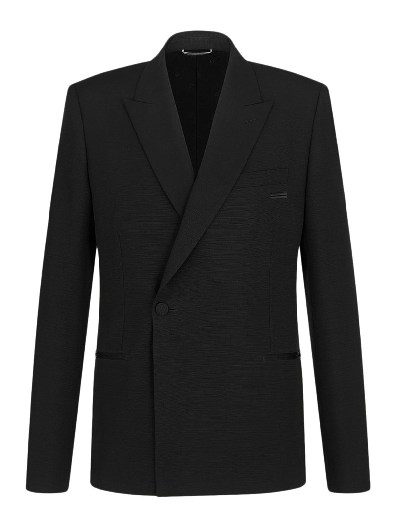 OBLIQUE VIRGIN WOOL JACKET 1