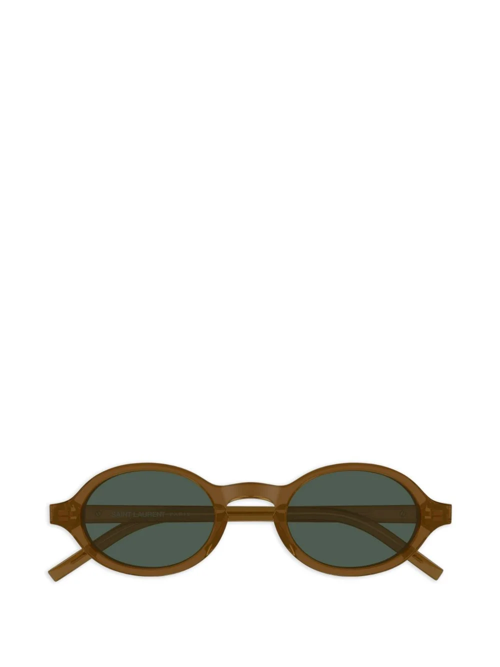 oval-frame sunglasses - 1