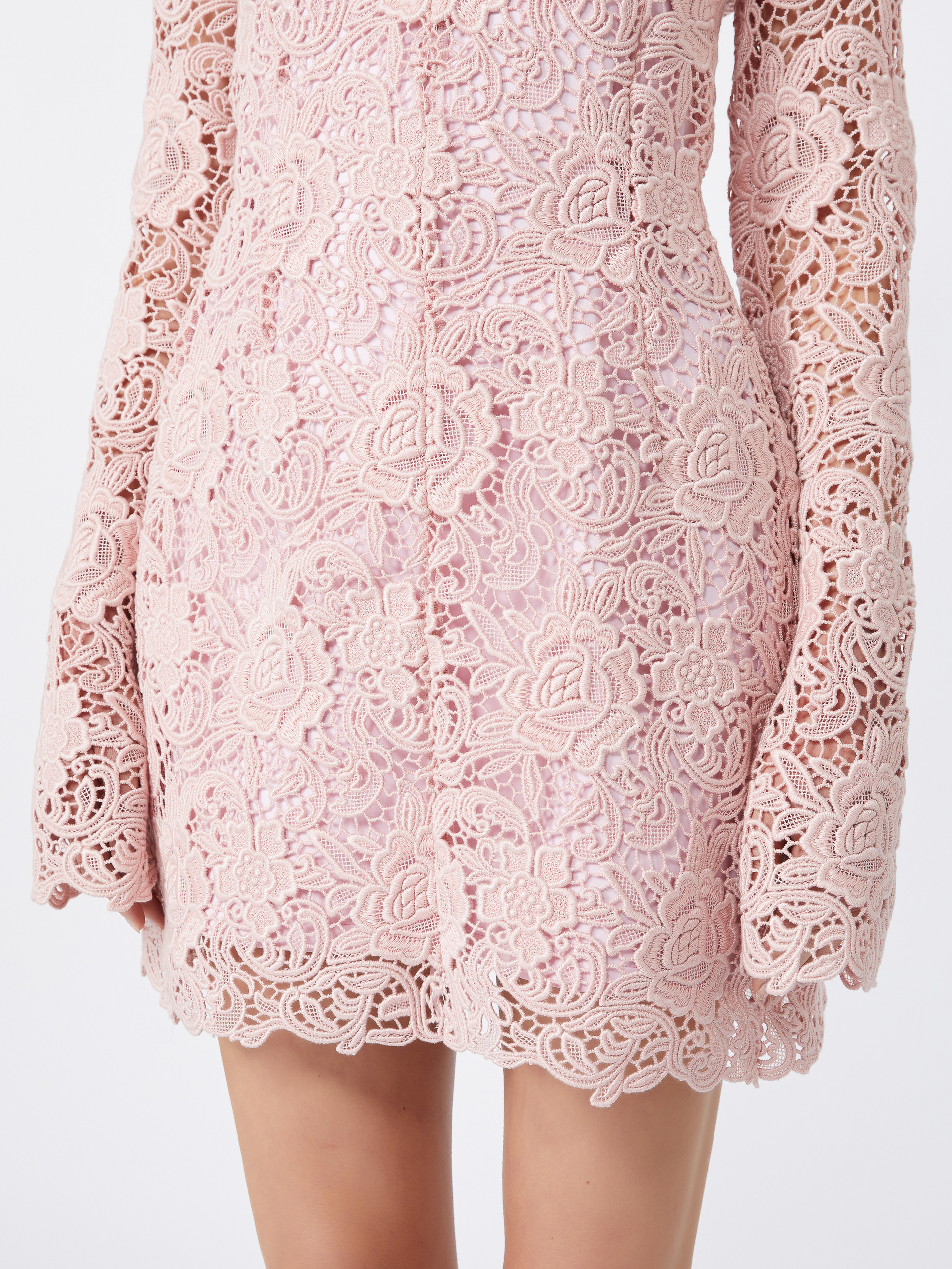 TEFRITE05 Short floral macramé dress - KLEPSYDRA CAPSULE - 6