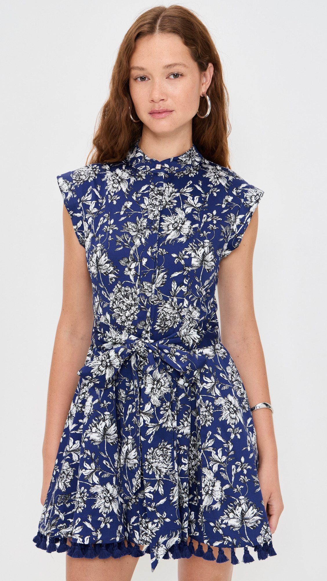 Lucy Cuffed Cap Sleeve Mini Shirt Dress - 6