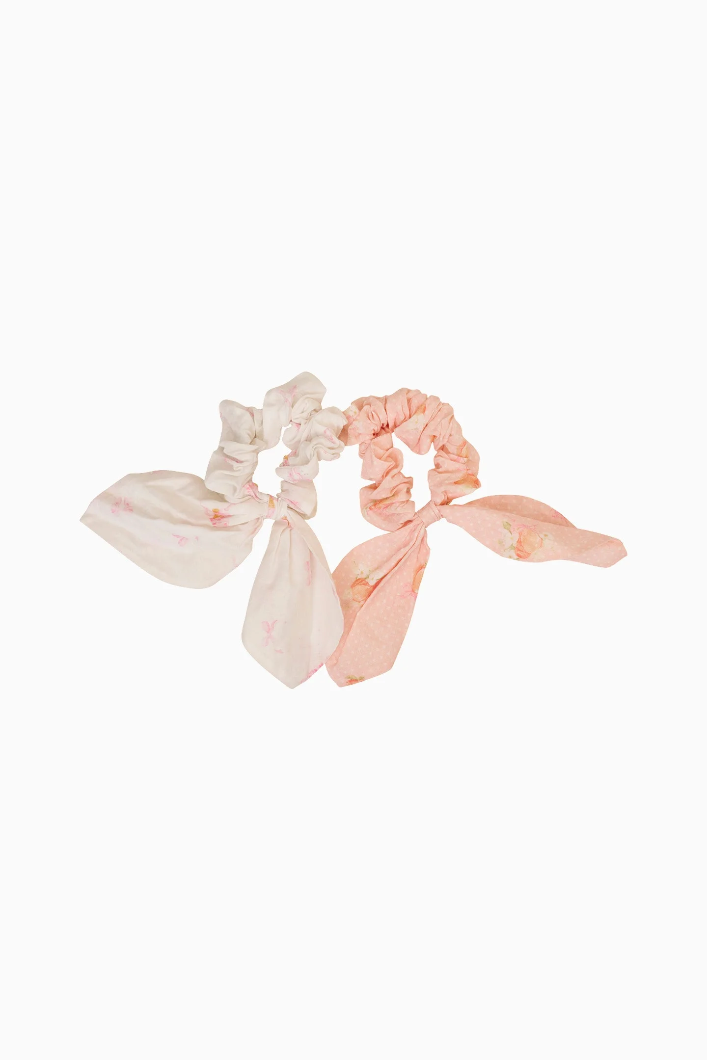 Peaches and Cream Scrunchie Set - 1