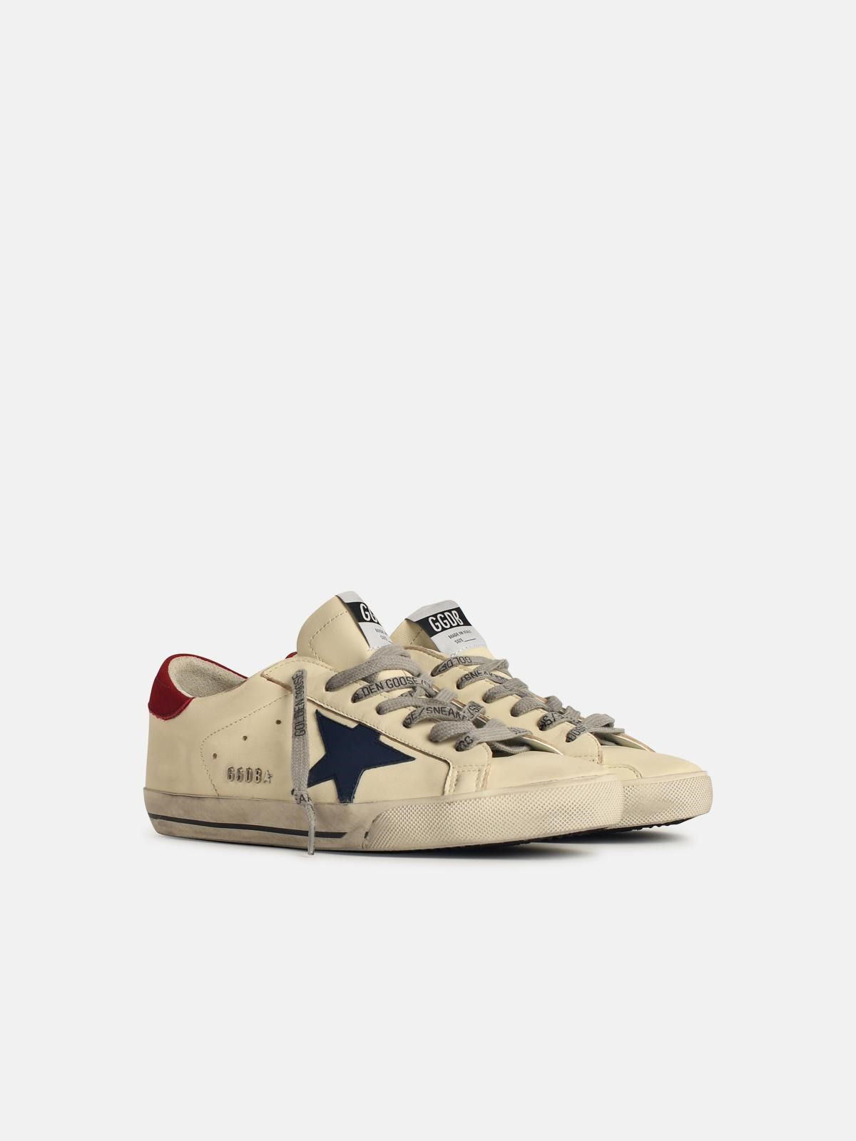 WHITE LEATHER SNEKAER - 2