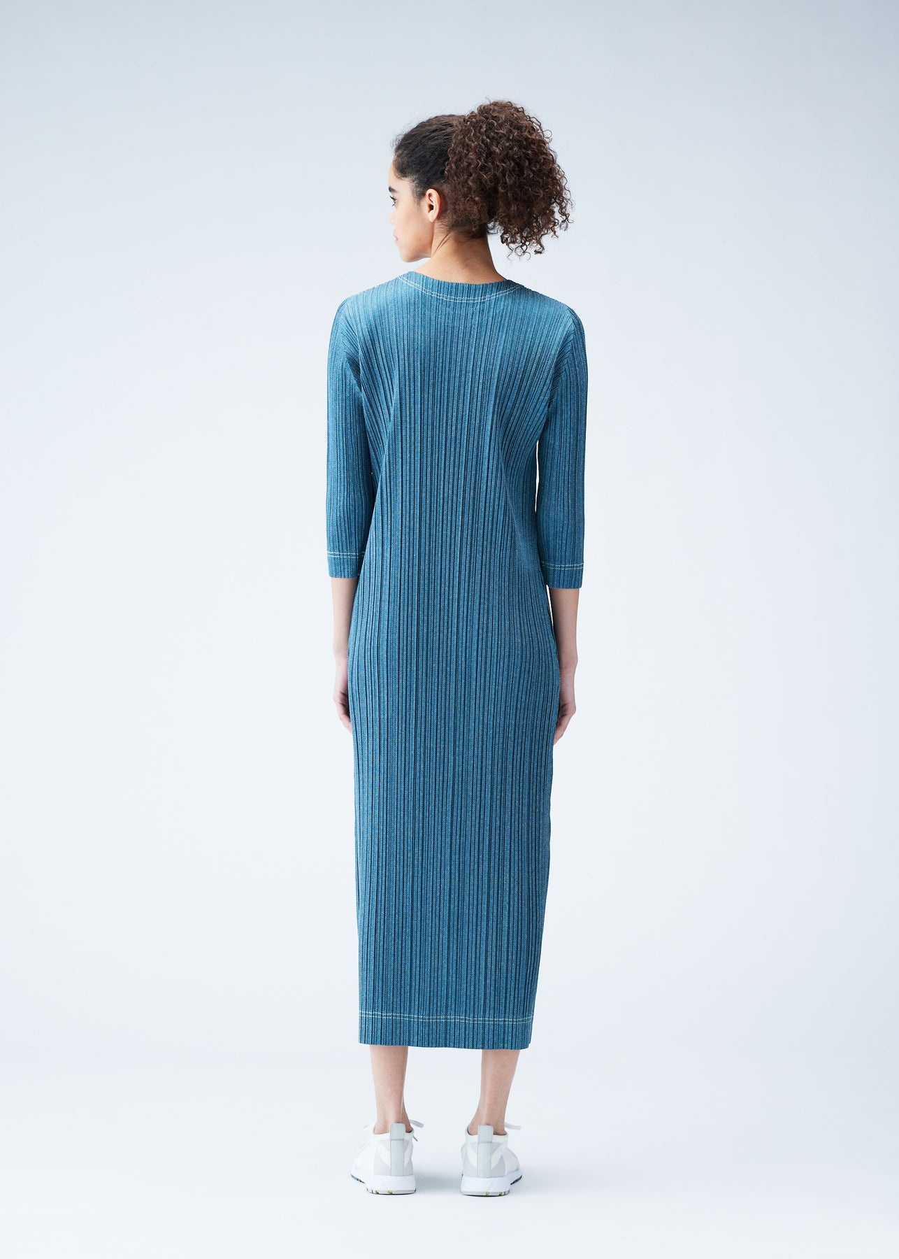 COTTON DENIM DRESS - 5
