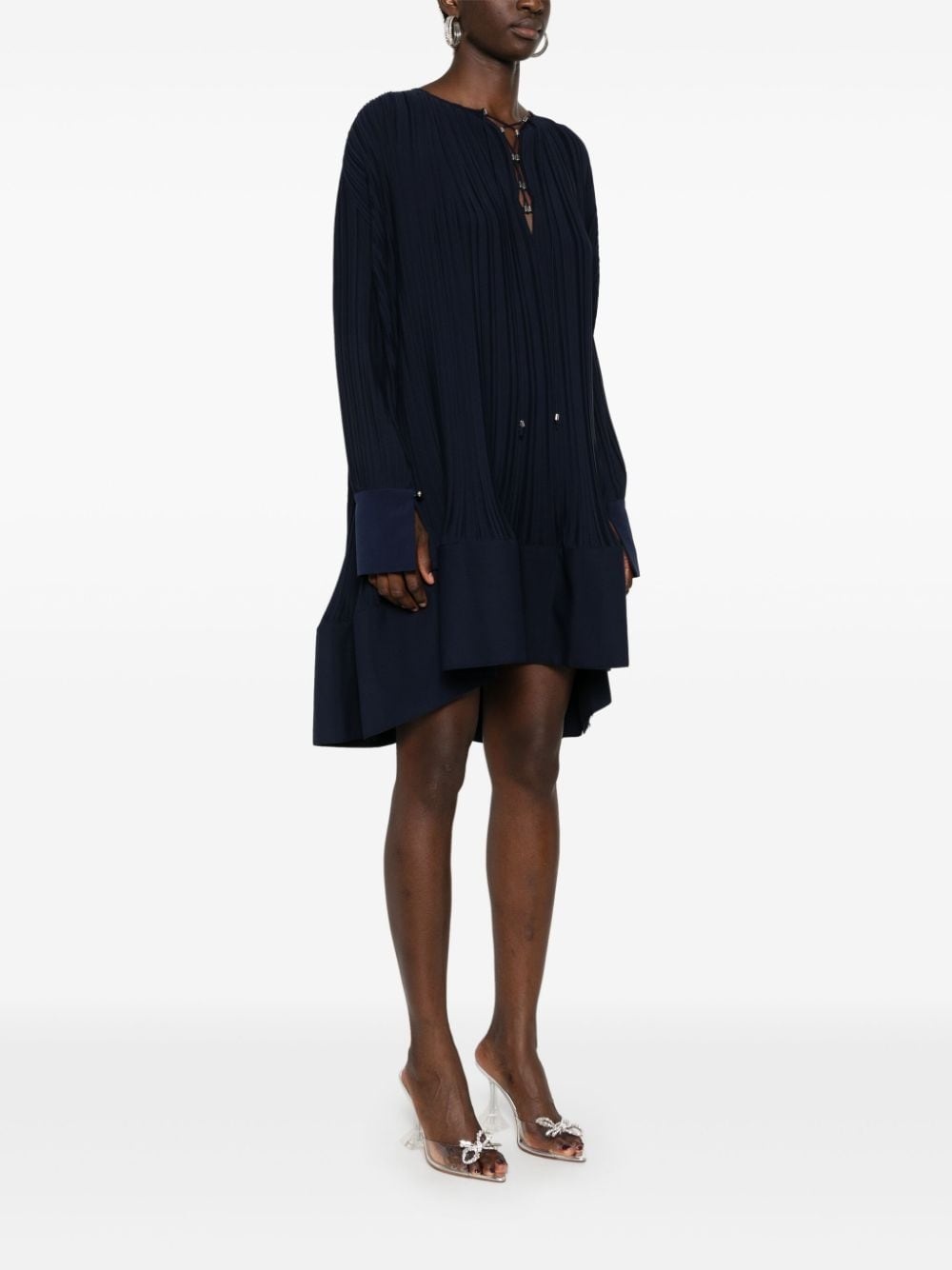 pleated midi dress - 3