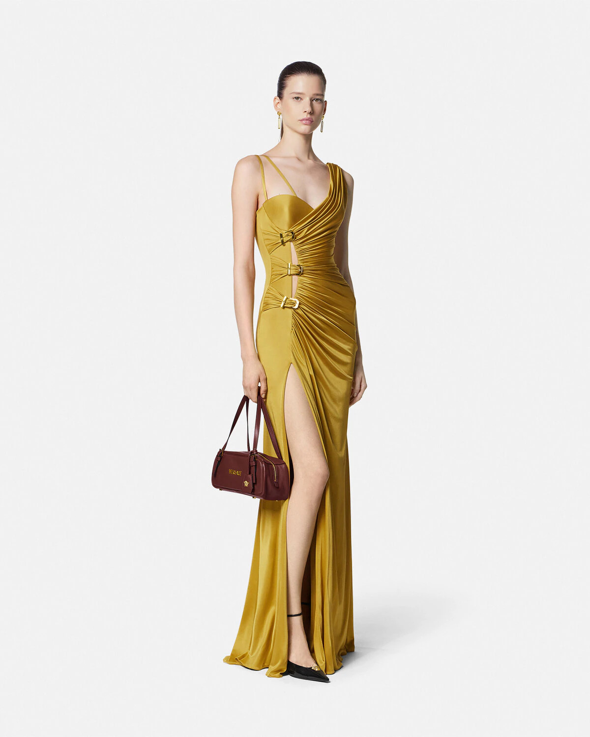 Gathered Flowy Gown - 2