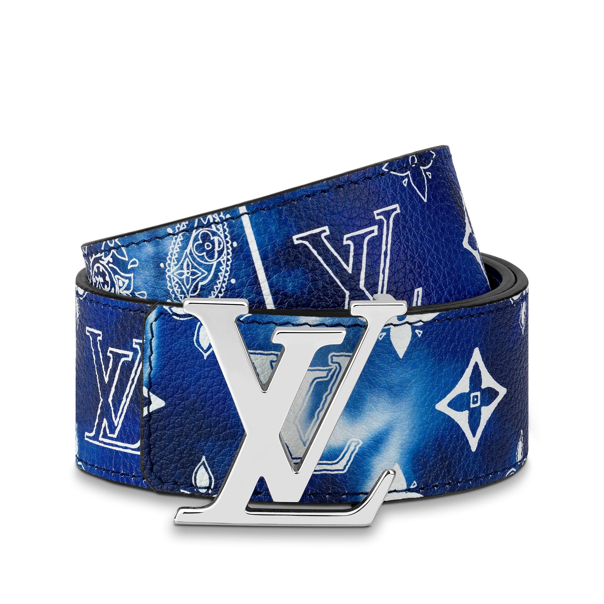 Louis Vuitton LV Initials MNG Bandana 40MM Reversible Belt 