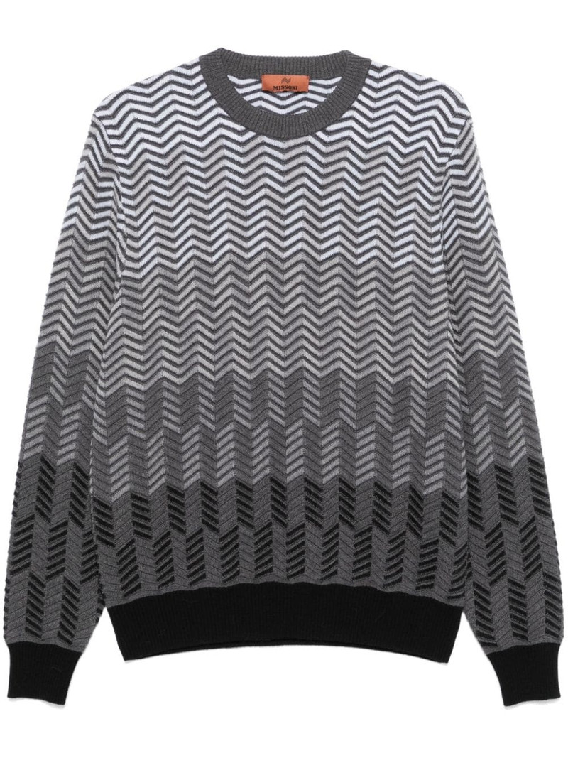 zigzag virgin wool sweater 1