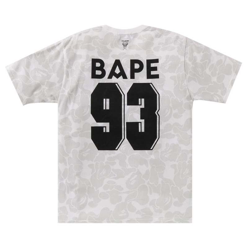 A BATHING APE® BAPE x Inter Miami CF Camo Tee 'White' outlook