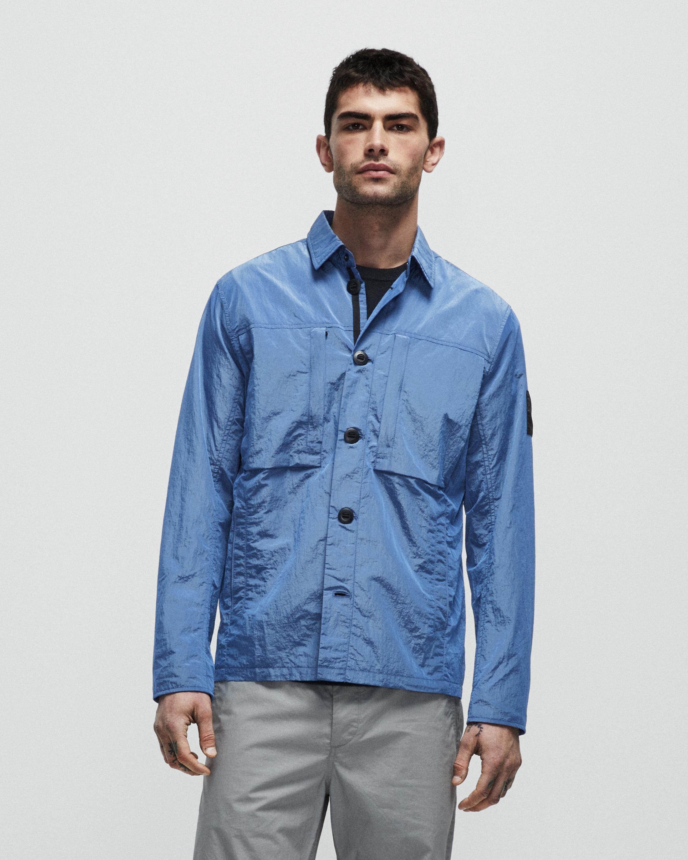 Border Nylon Shirt Jacket
Relaxed Fit Jacket - 4