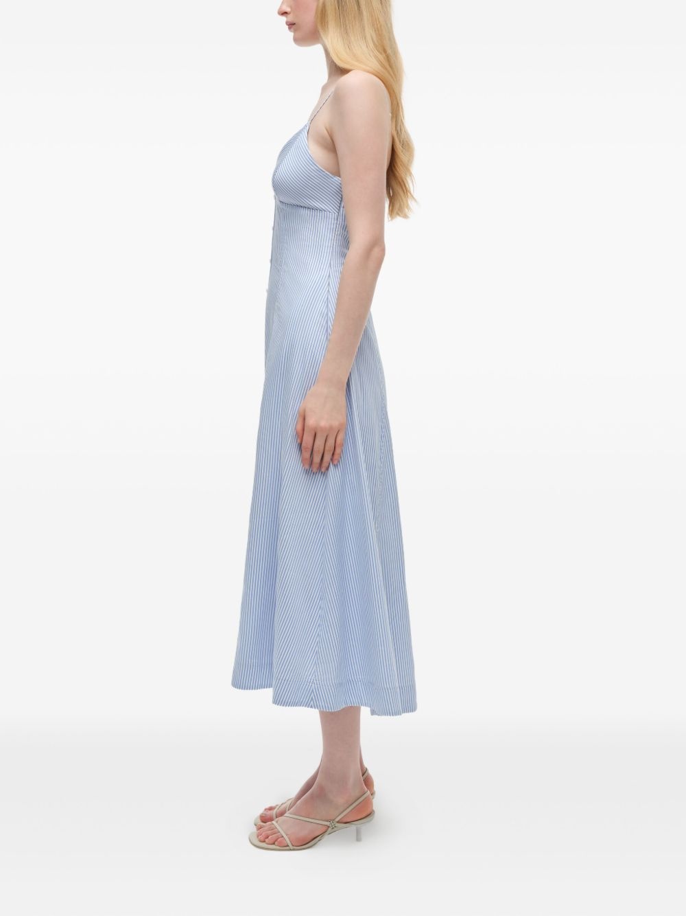Honor button-front midi dress - 3