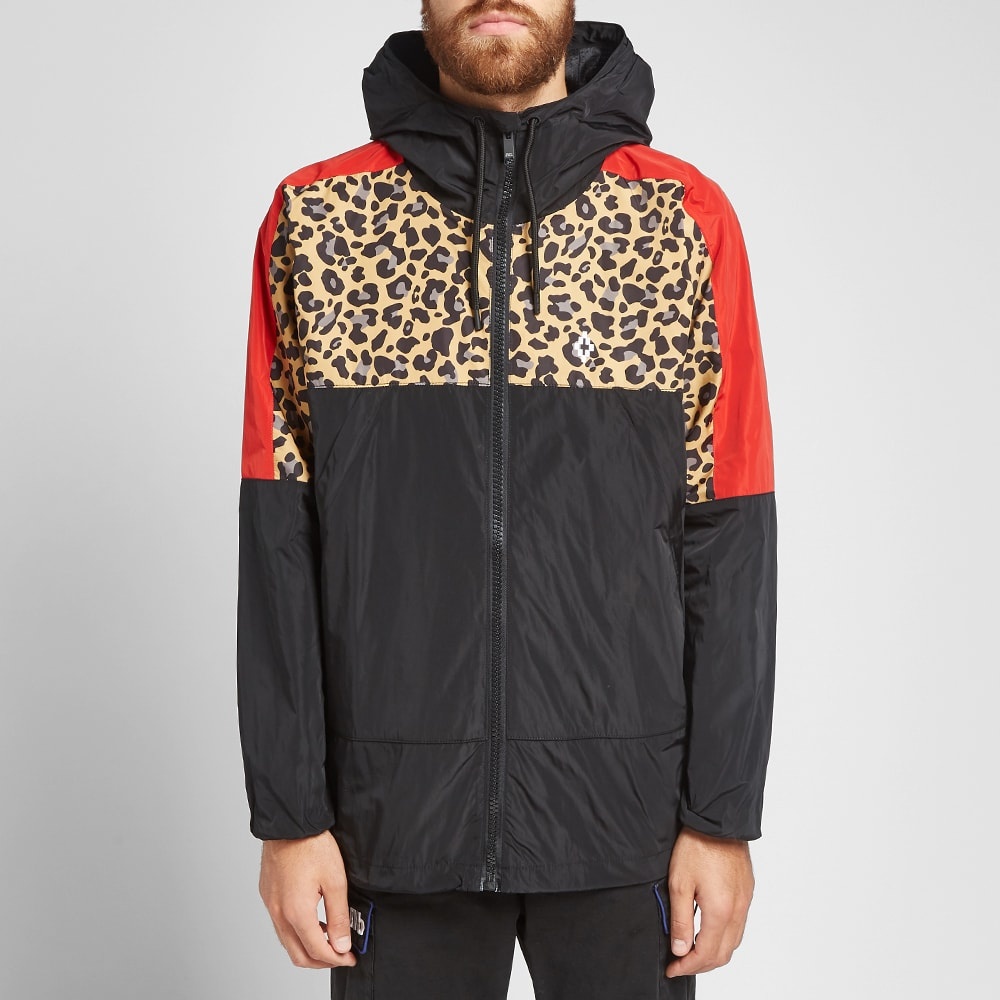 Marcelo Burlon Leopard Block Windbreaker - 5