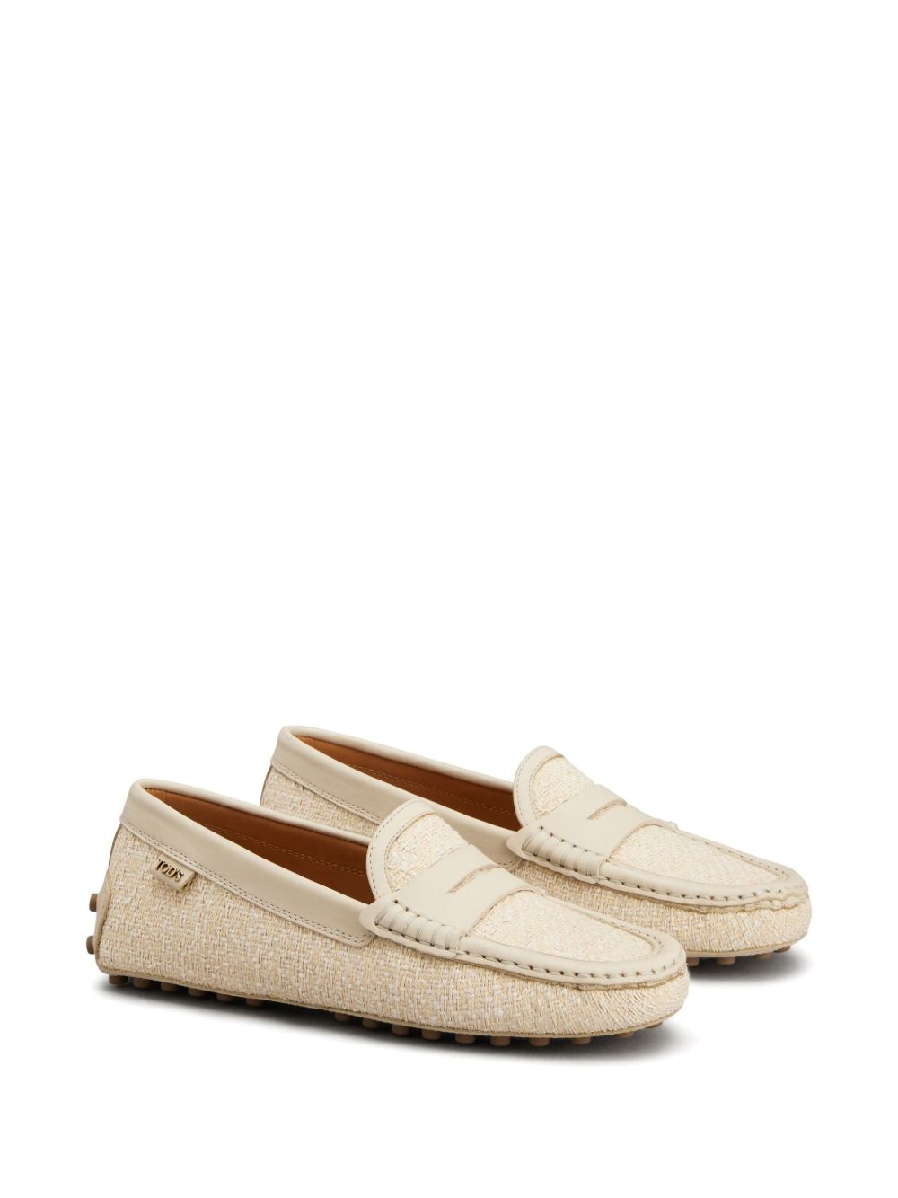 tweed loafers - 2