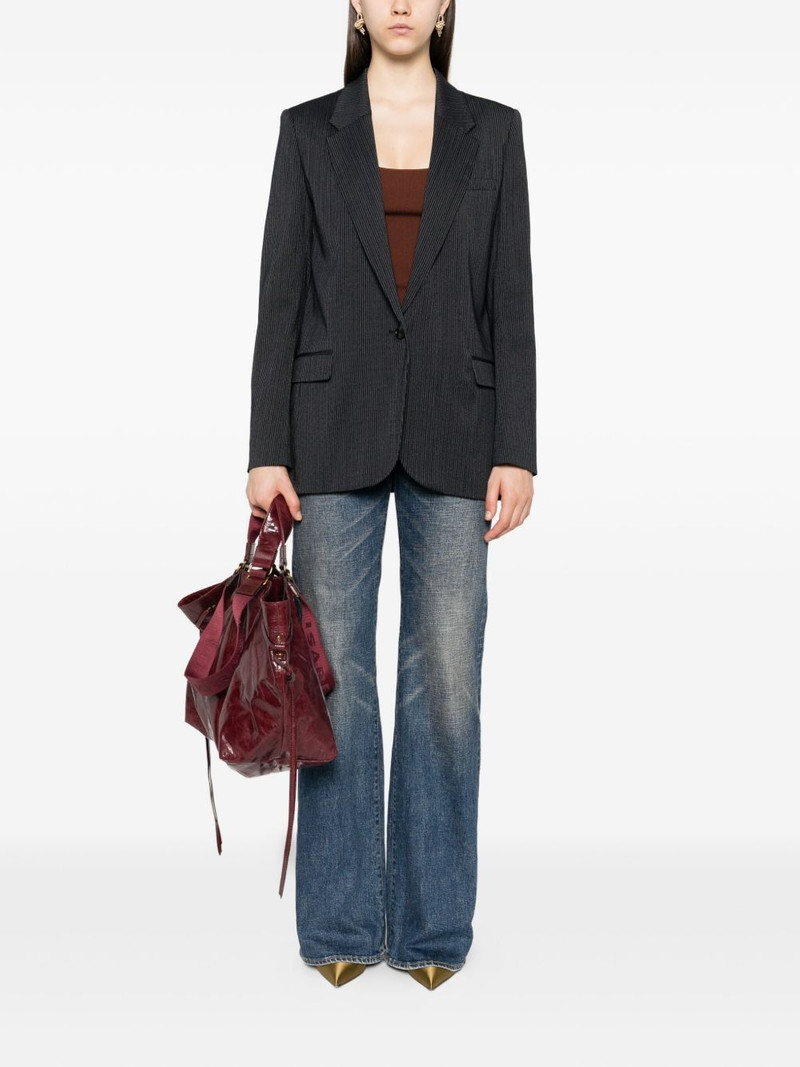 Isabel Marant pinstripe single-breasted blazer outlook