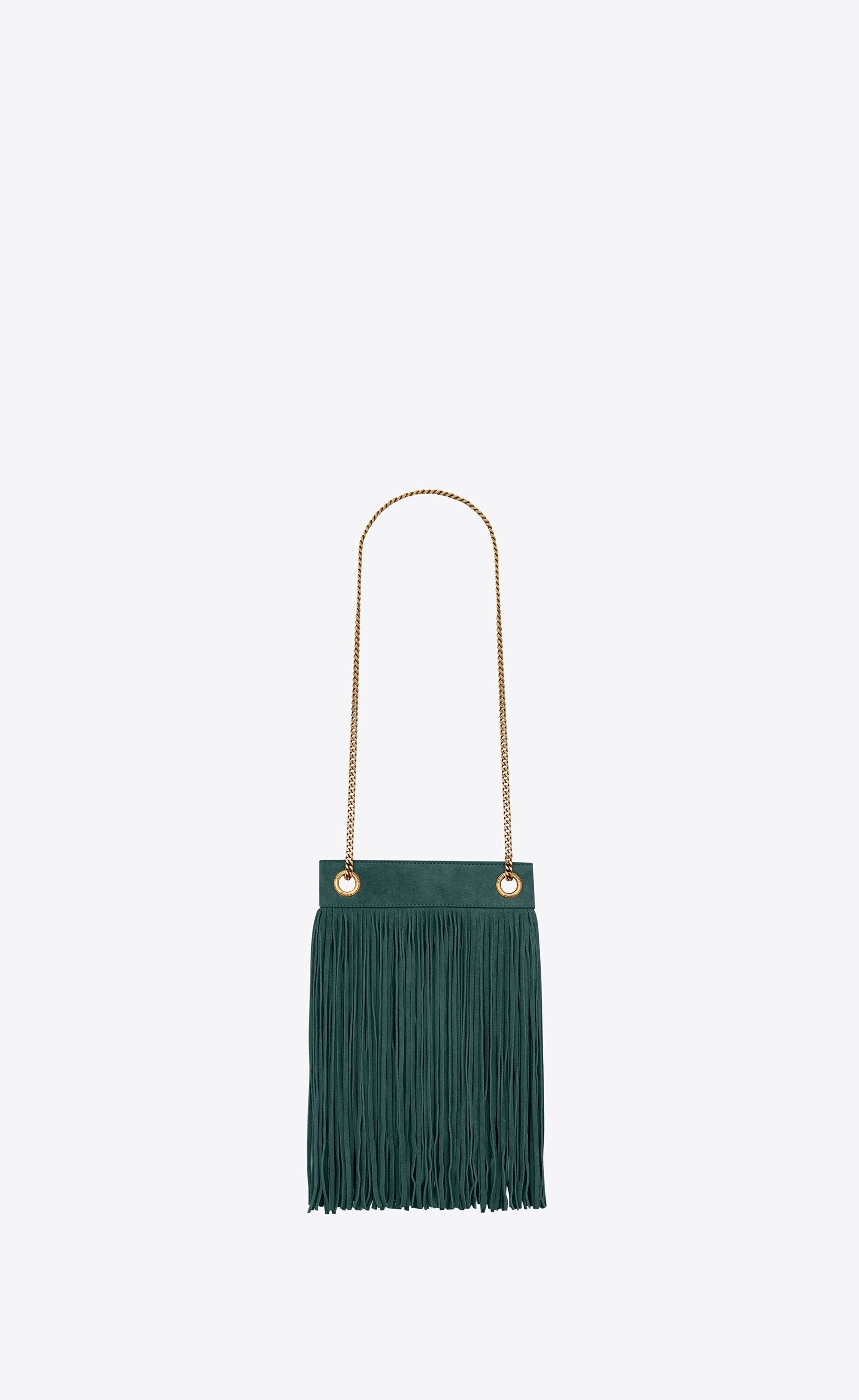 grace small chain bag in suede - 3