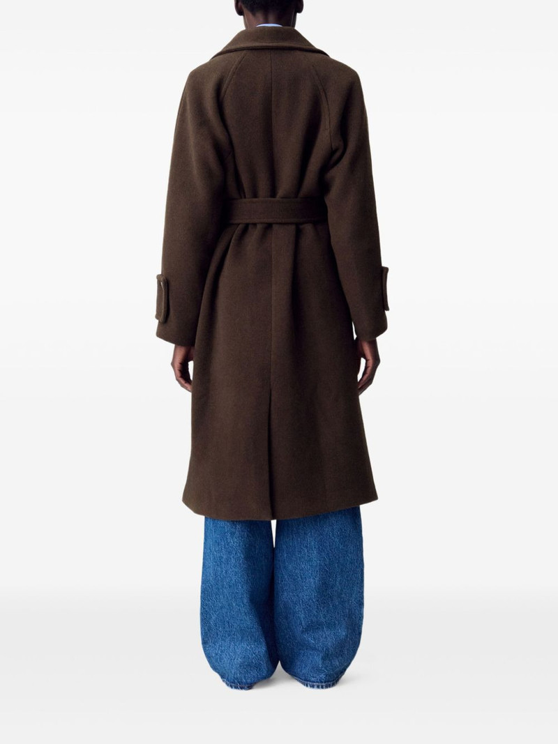 belted double-breasted coat 4