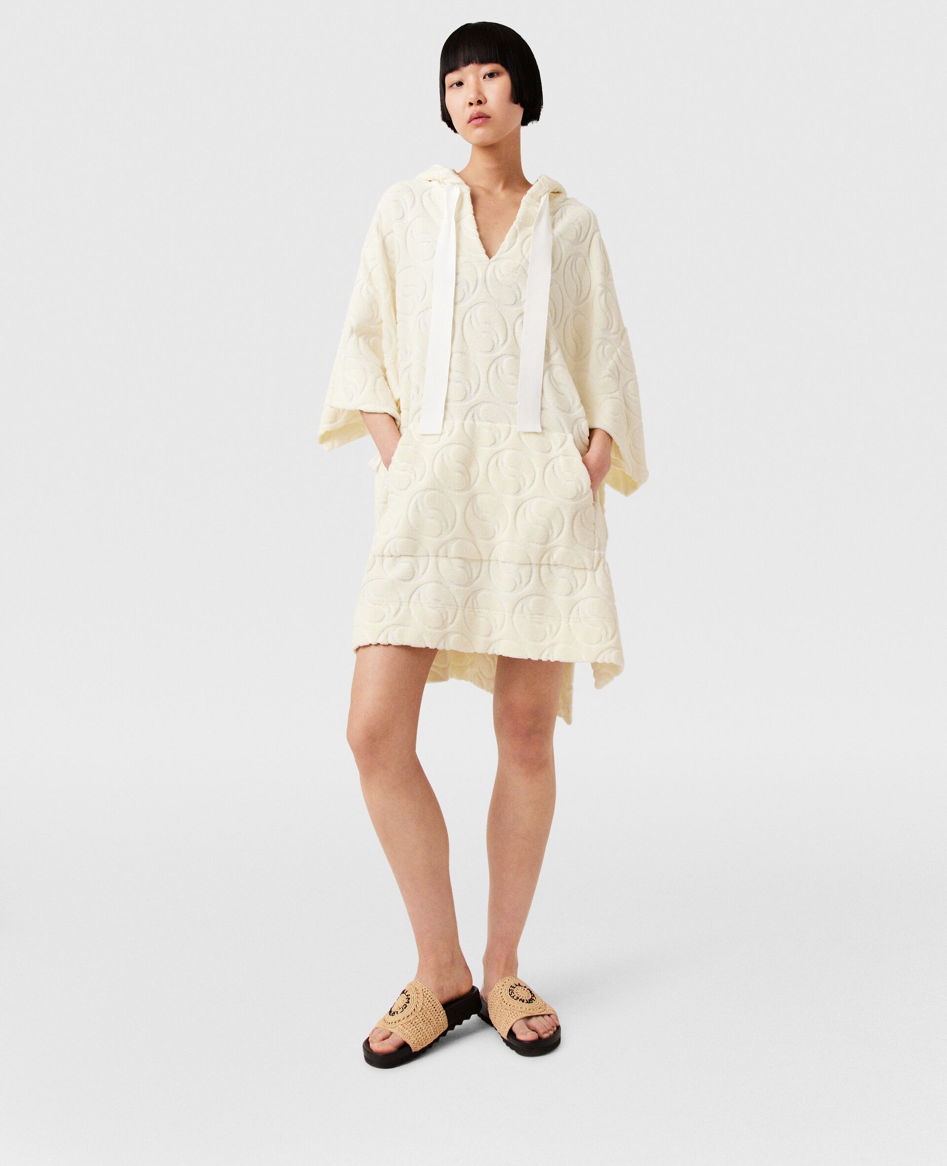 Toweling Hooded Mini Dress - 5