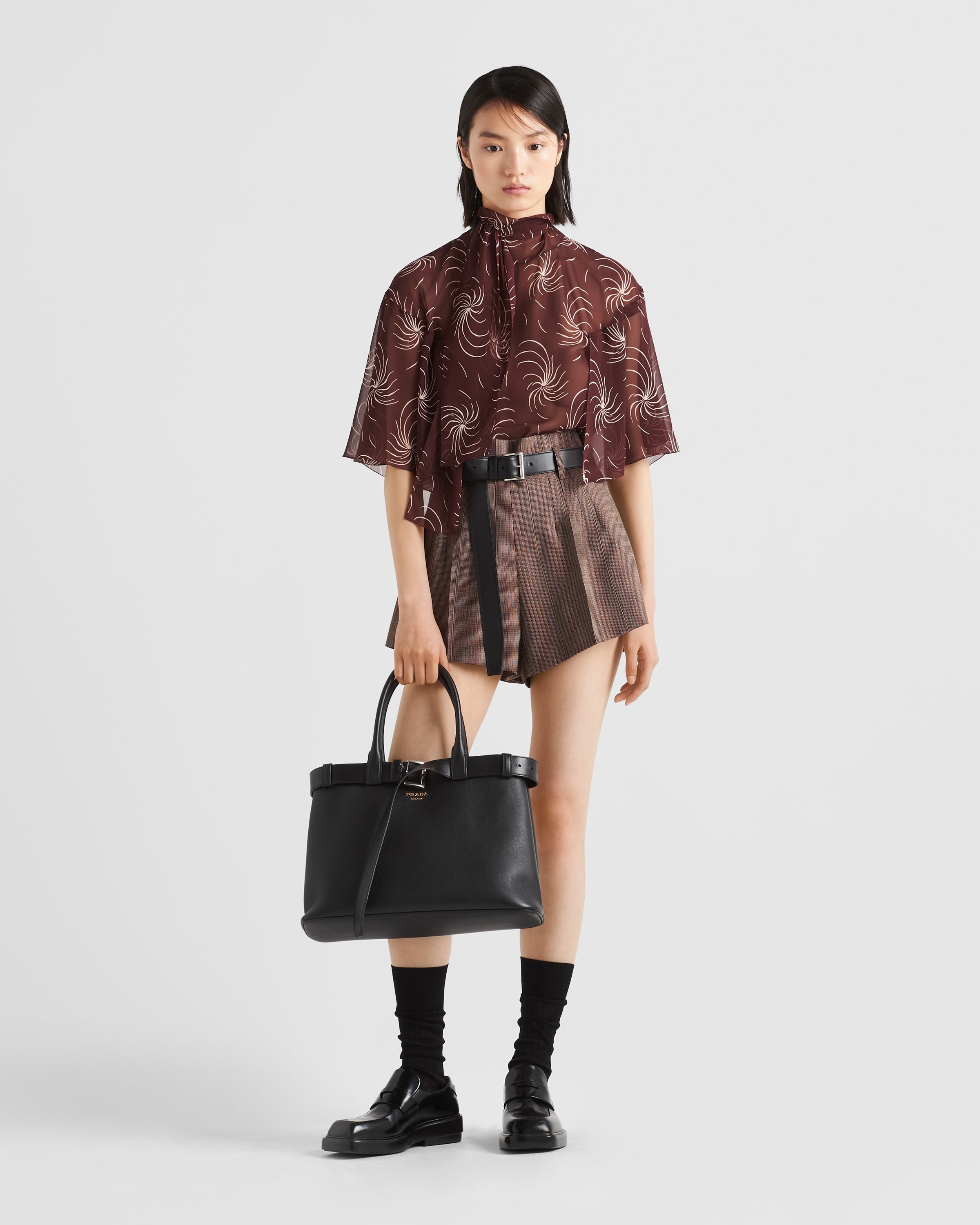 Printed georgette top - 2
