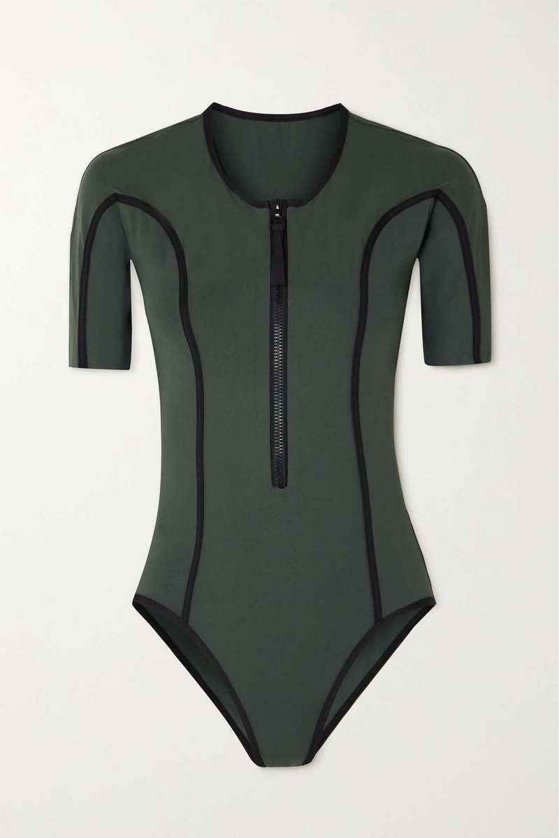 Nautic Podium two-tone swimsuit 1