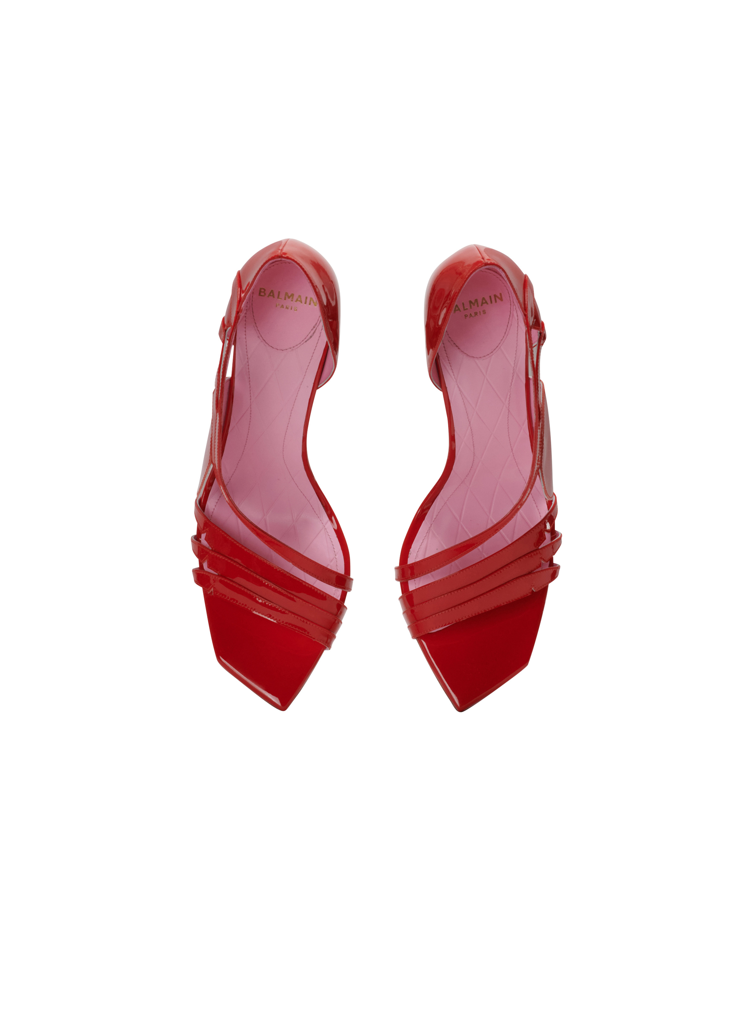 Heeled Eden sandals in patent leather - 3