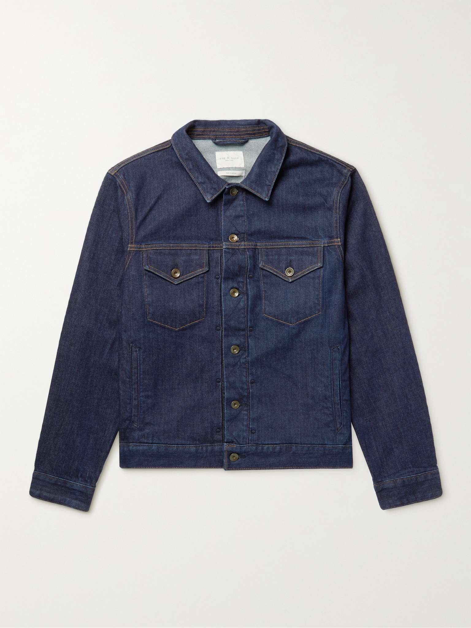 Definitive Rinsed-Denim Jacket - 1