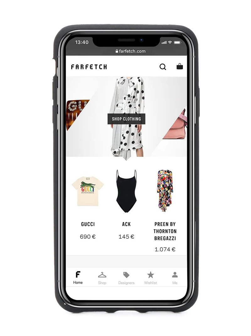 Dolce & Gabbana embossed logo iPhone X/XS case outlook