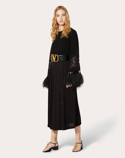 Valentino Wool Cashmere Sweater with Feathers outlook