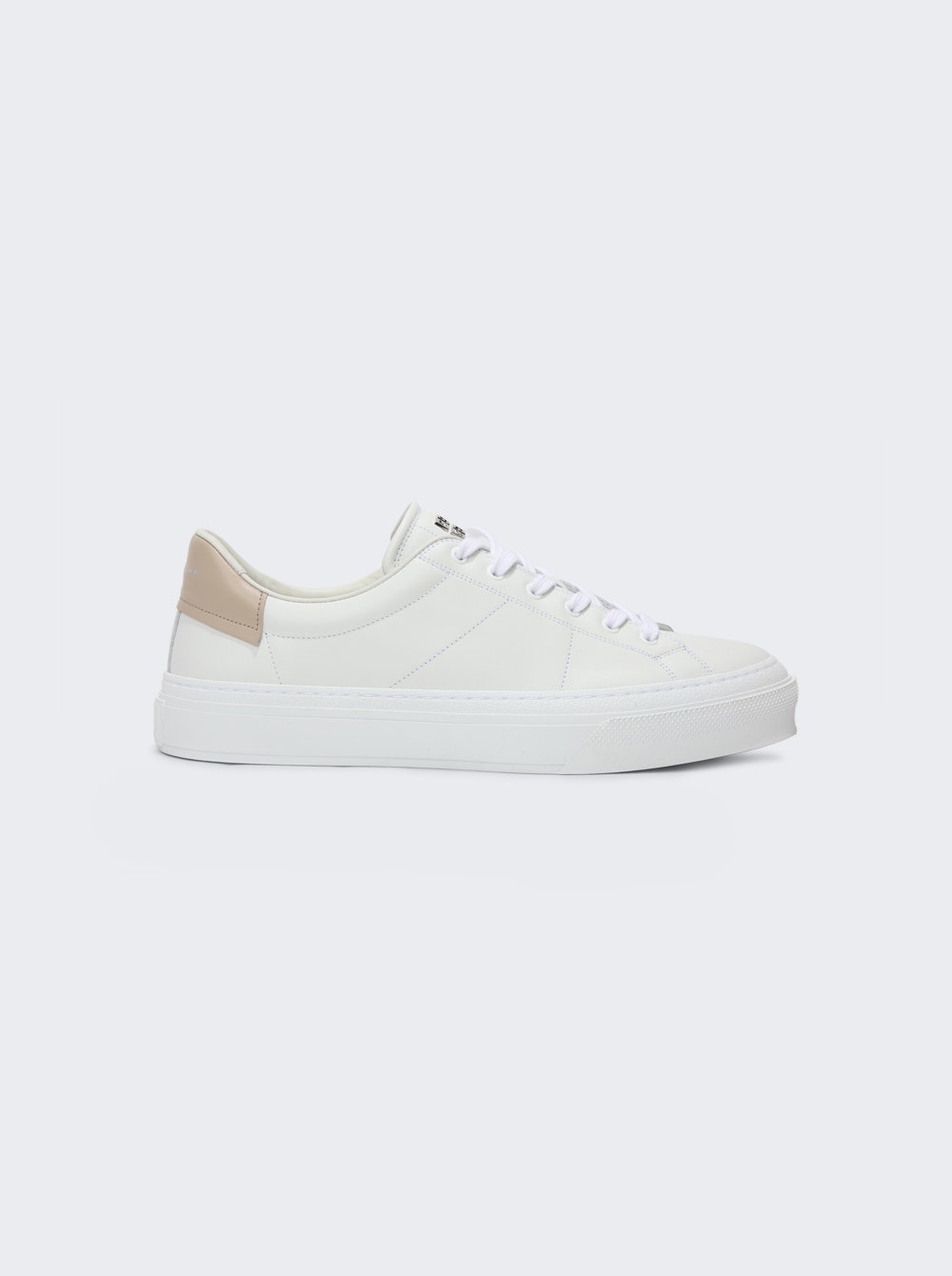 City Sport Lace-up Sneaker White And Beige - 1