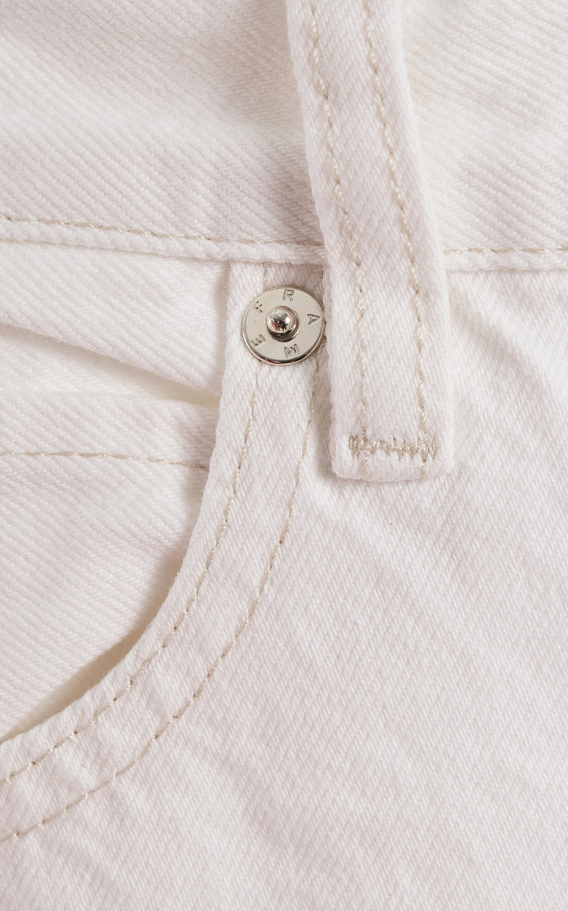 The Neat Rigid High-Rise Barrel-Leg Jeans white 5