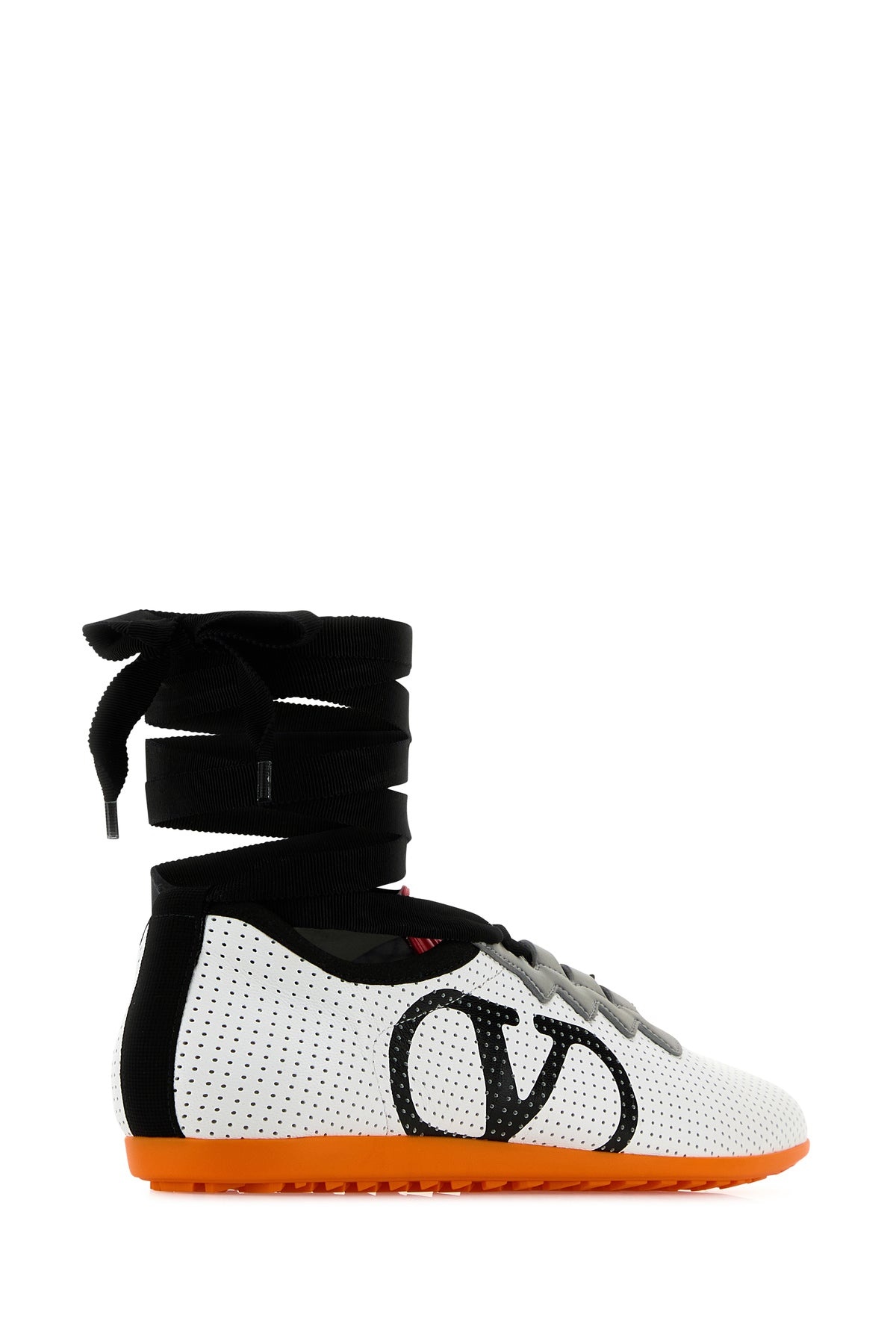 White nappa leather Chromathon sneakers - 3