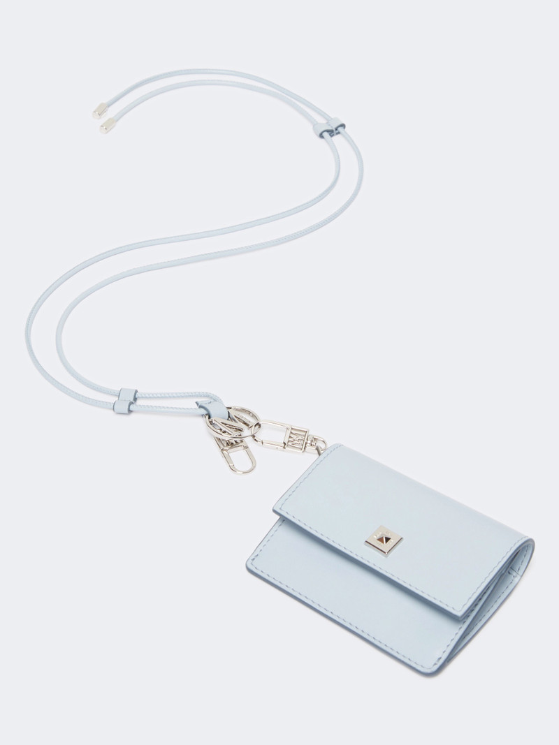 Leather purse - SKY BLUE 3