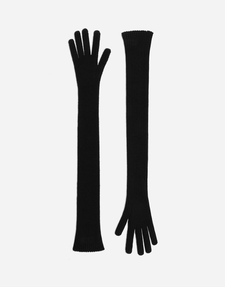 Long cashmere gloves - 2
