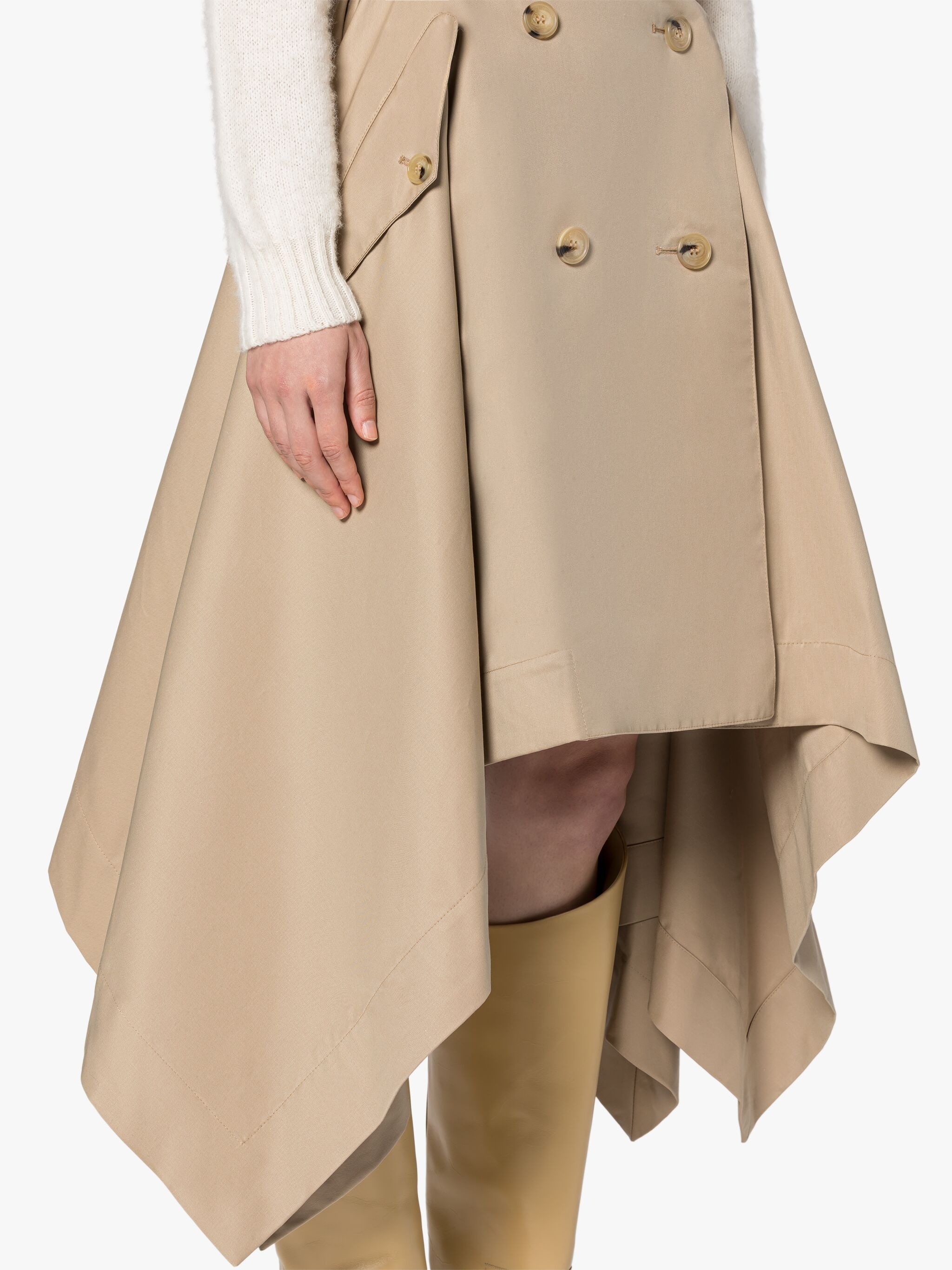 CECILA SAND COTTON SKIRT - 6