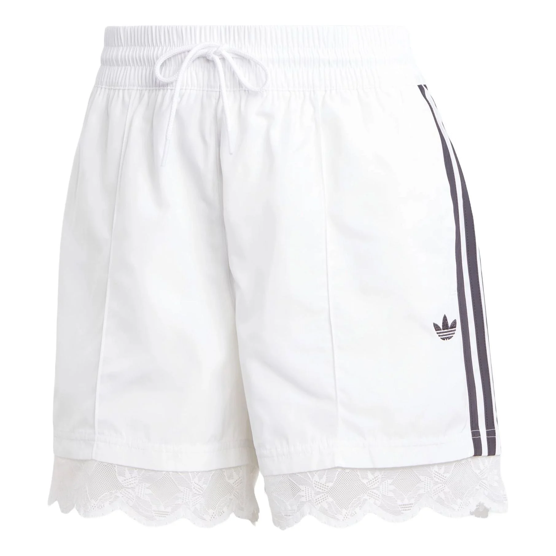 (WMNS) adidas Lace Trim 3-Stripes Shorts Asia Sizing 'White' IL2420 - 1