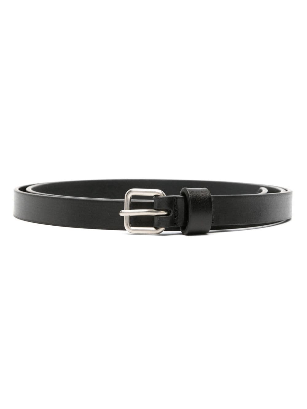 thin leather belt - 1