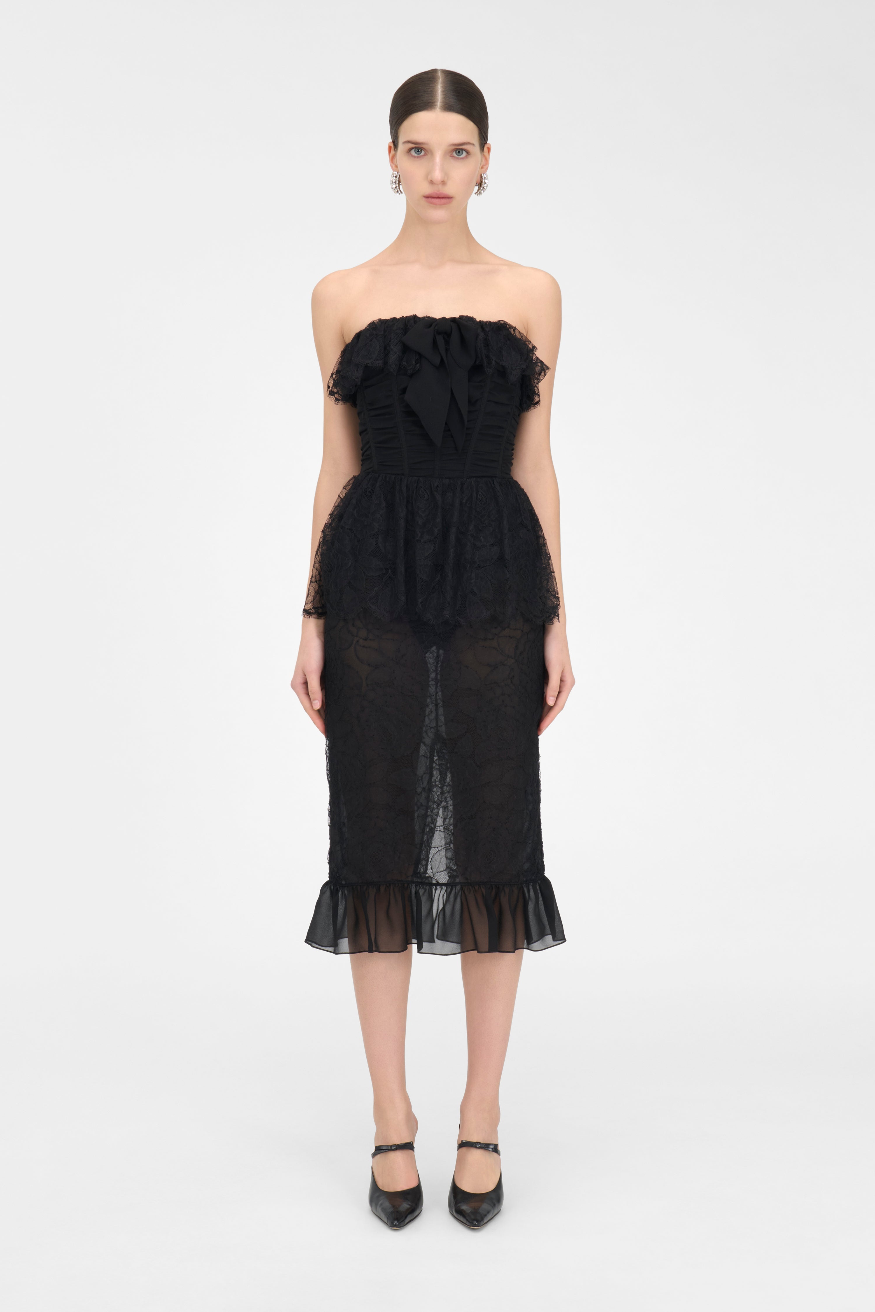 LACE BUSTIER DRESS - 3