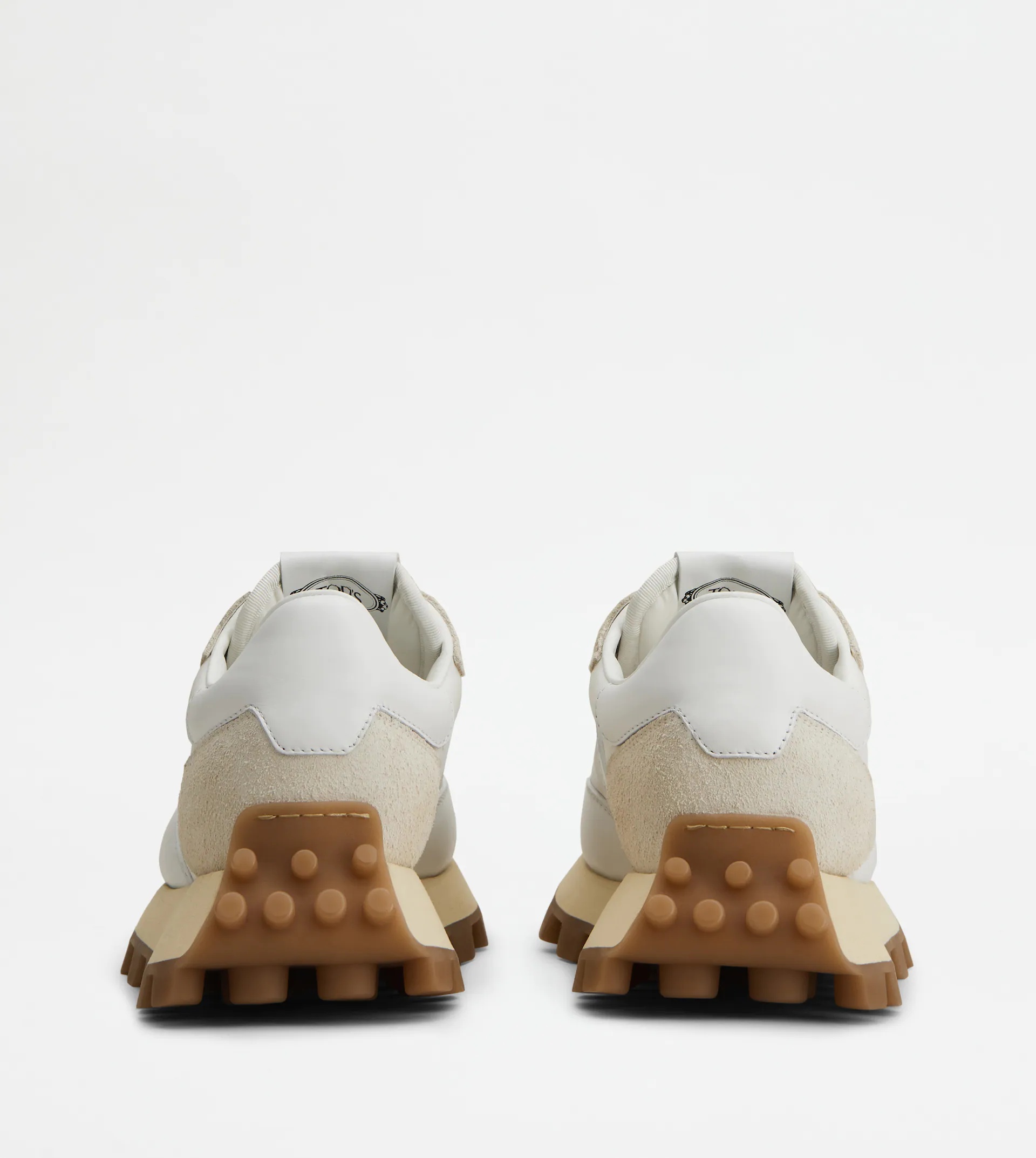 SNEAKERS TOD'S 1T IN LEATHER AND FABRIC - WHITE - 2