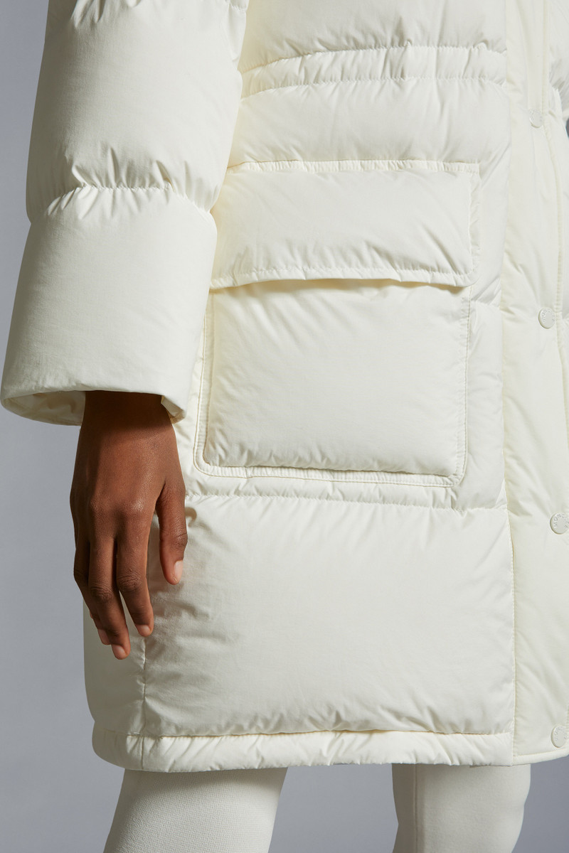 Moncler Ruvuma Long Down Jacket | REVERSIBLE